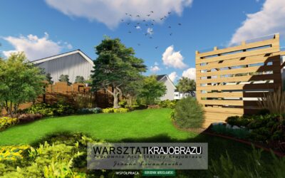 Ogród w odcieniach żółci